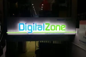 Digital zone sign board